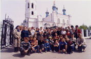 Фото на память. Храм свв. апостолов Петра и Павла в Салаире